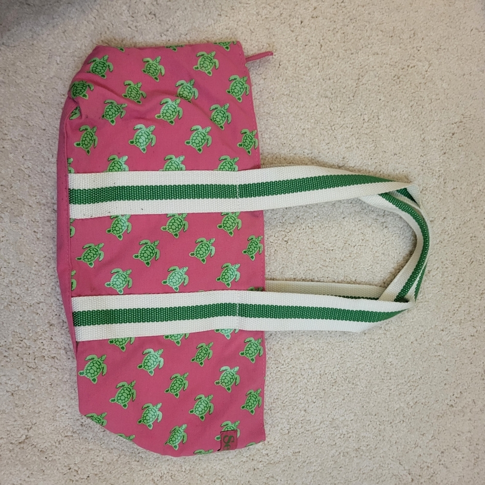 Seaworld Orlando FL Tote Bag with Green Turtle Print